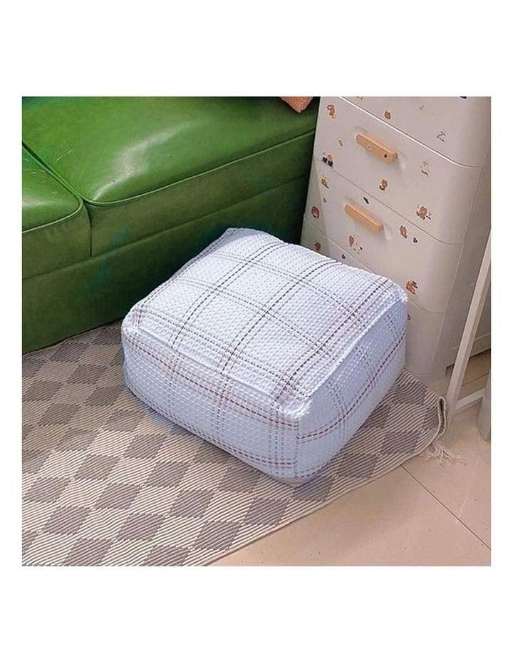 SOGA 2 Pack 40cm Pouffe Cushions Polyester Cotton with EPP Filling image 4