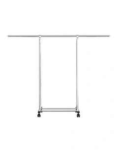 SOGA 150240cm Extendable Clothes Drying Rack with Wheels