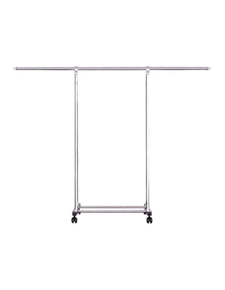 SOGA 150240cm Extendable Clothes Drying Rack with Wheels image 1