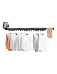 SOGA 127.5cm Wall Mounted Foldable Clothes Drying Rack