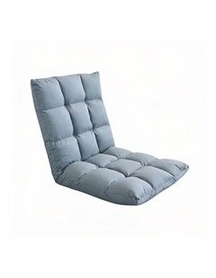 SOGA Flannel Lounge Chair Seat Cushion Light Grey