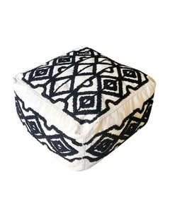 SOGA 50cm Pouffe Cushion Polyester with EPP Filling
