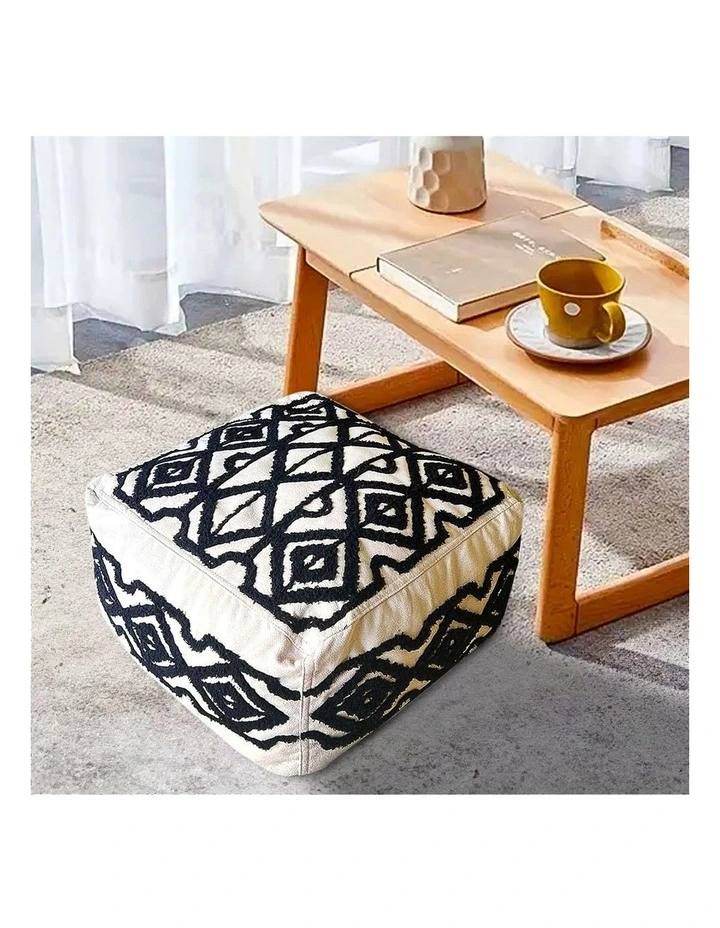 SOGA 50cm Pouffe Cushion Polyester with EPP Filling image 4