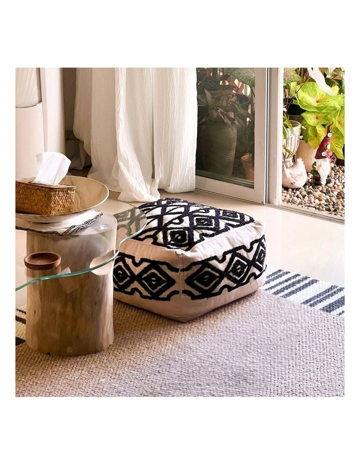 SOGA 50cm Pouffe Cushion Polyester with EPP Filling image 5