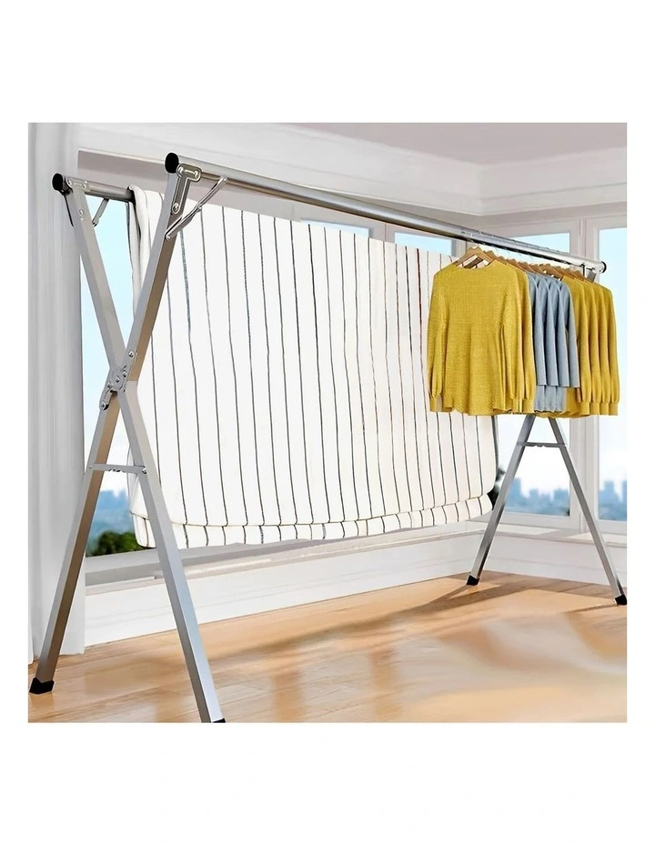 SOGA 1.6m Foldable Clothes Drying Rack image 2