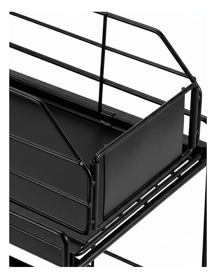 Toque 2 Tier Pull Out Cabinet Organizer Sliding Kitchen Storage Rack Under Sink image 6