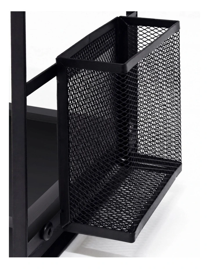 Levede 2 Tier Countertop Organiser Classic Storage Rack Bathroom Kitchen Black image 5
