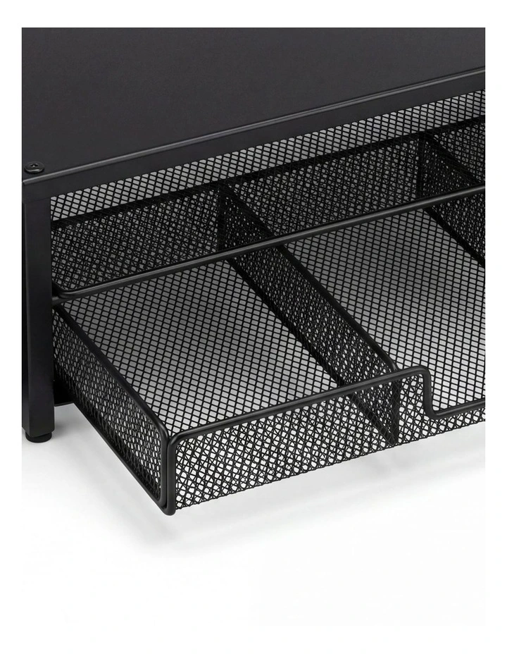 Levede Monitor Stand Riser Metal Computer Desk Organizer Shelf Drawer Pen Holder image 5
