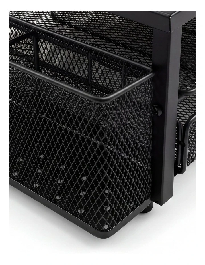 Levede Monitor Stand Riser Metal Computer Desk Organizer Shelf Drawer Pen Holder image 6