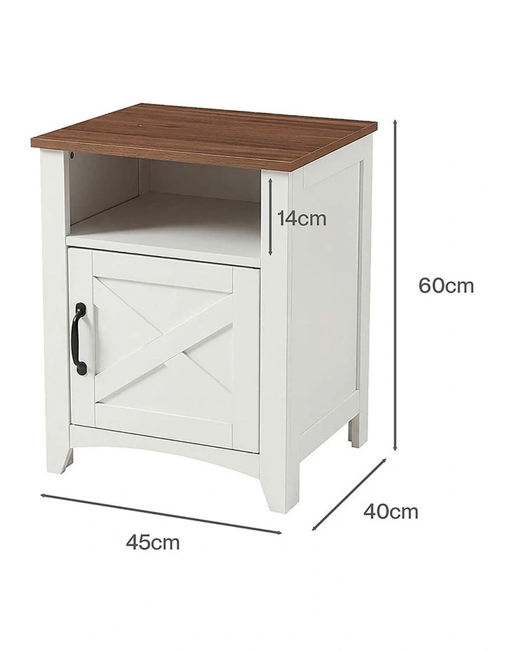 Levede Bedside Tables Nightstands Set of 2 Storage Cabinet Bedroom Living Room image 3