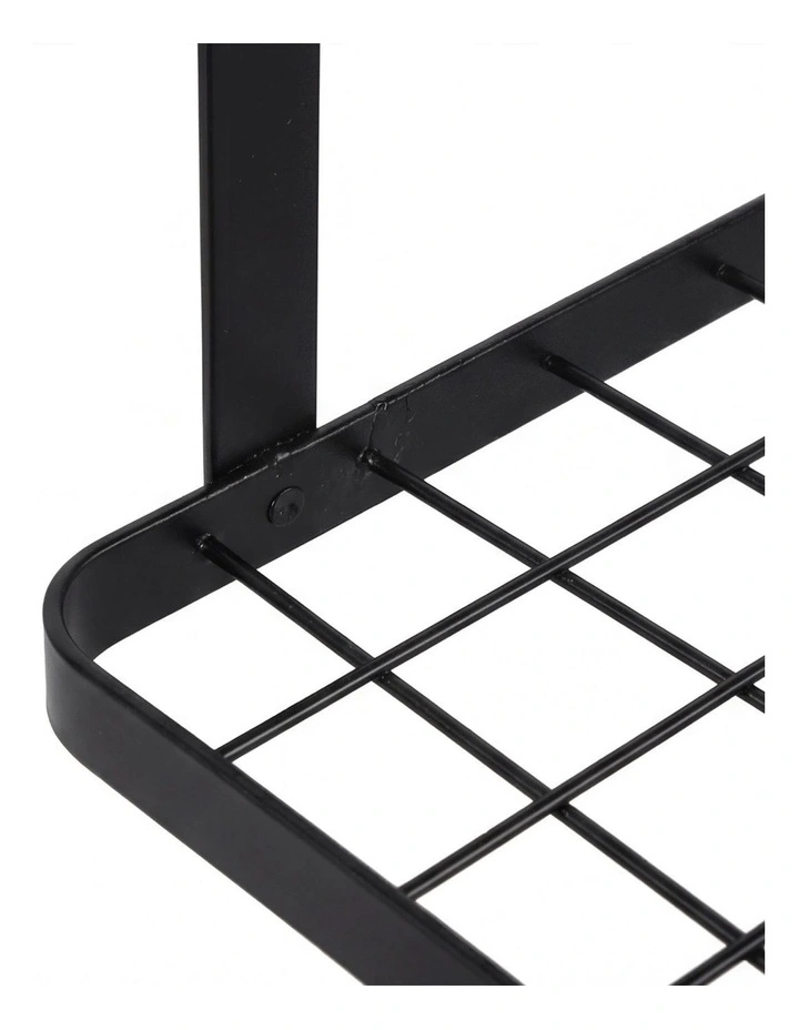 Toque Metal Pot Pan Rack Hanging Kitchen Shelf Wall Mounted Organizer 10 Hooks image 5