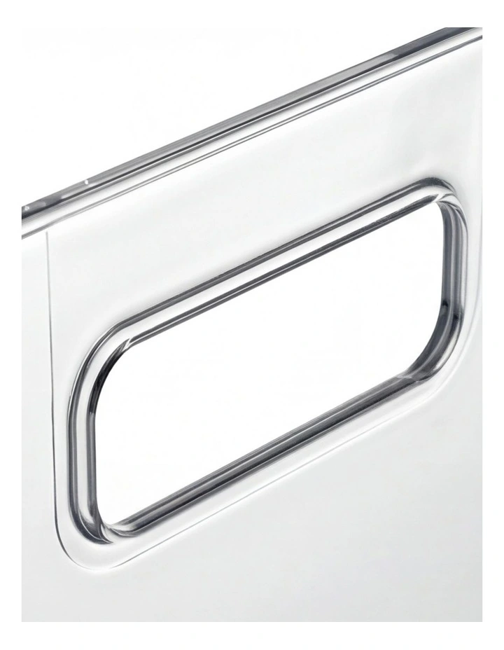Toque Clear Plastic Storage Bins 6PCS Pantry Fridge Organizer Boxes Handles image 4