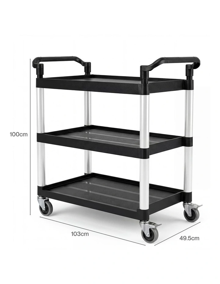 Monvelo Tool Trolley Cart Rolling Utility Storage Organiser Garage Workshop image 3