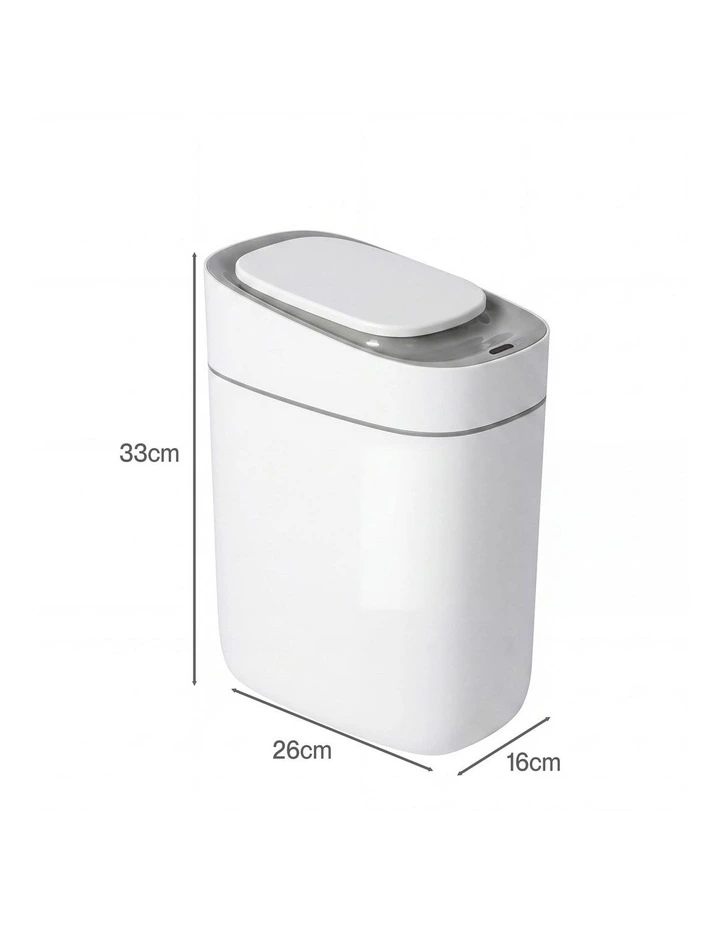 Toque Smart Sensor Trash Can 9L Automatic Touchless IPX4 Waterproof Bathroom image 3