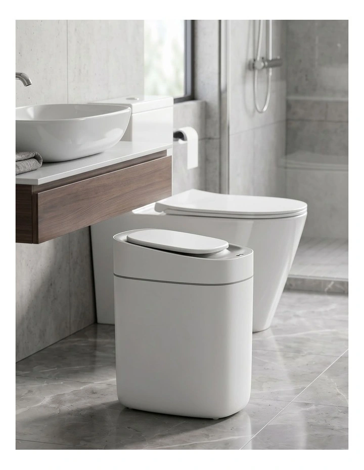 Toque Smart Sensor Trash Can 9L Automatic Touchless IPX4 Waterproof Bathroom image 7