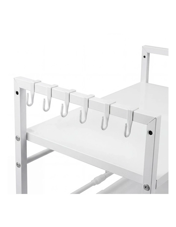 Toque Microwave Shelf 3 Tier Adjustable Oven Storage Rack Stand Holder Kitchen image 5