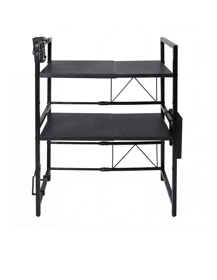 Toque Microwave Shelf 3 Tier Adjustable Extendable Kitchen Storage Rack Stand image 2