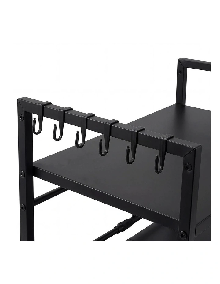 Toque Microwave Shelf 3 Tier Adjustable Extendable Kitchen Storage Rack Stand image 6