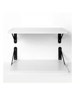 Levede Floating Wall Shelves 2Pcs Deep Wall Mounted Display Book Shelf Bedroom