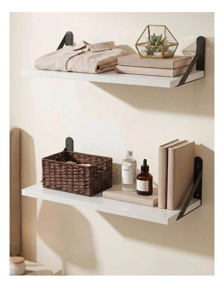 Levede Floating Wall Shelves 2Pcs Deep Wall Mounted Display Book Shelf Bedroom image 7