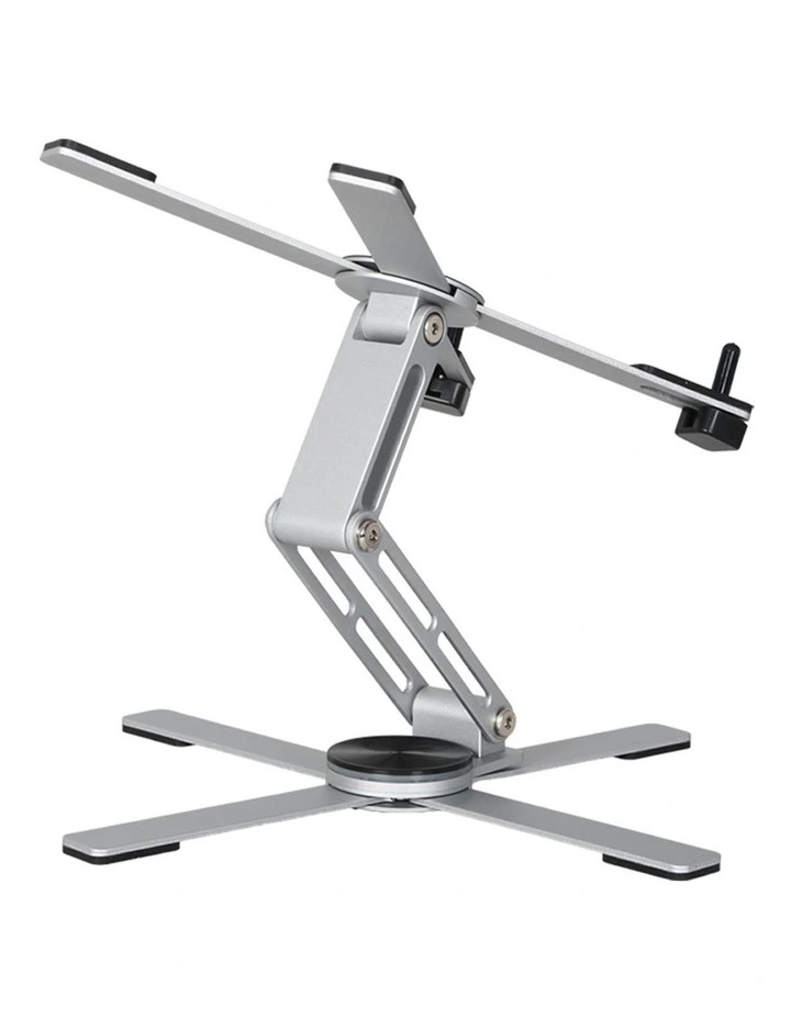 Levede Portable Laptop Stand 360 Rotating Bracket Foldable Aluminum Desk Riser image 6