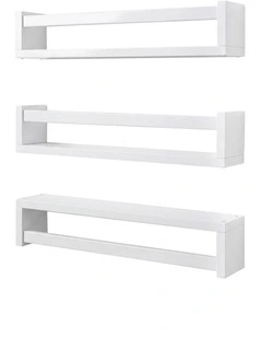 Levede Book Shelves Floating Kids Nursery 3 Pcs  Display Wall Shelves Bedroom