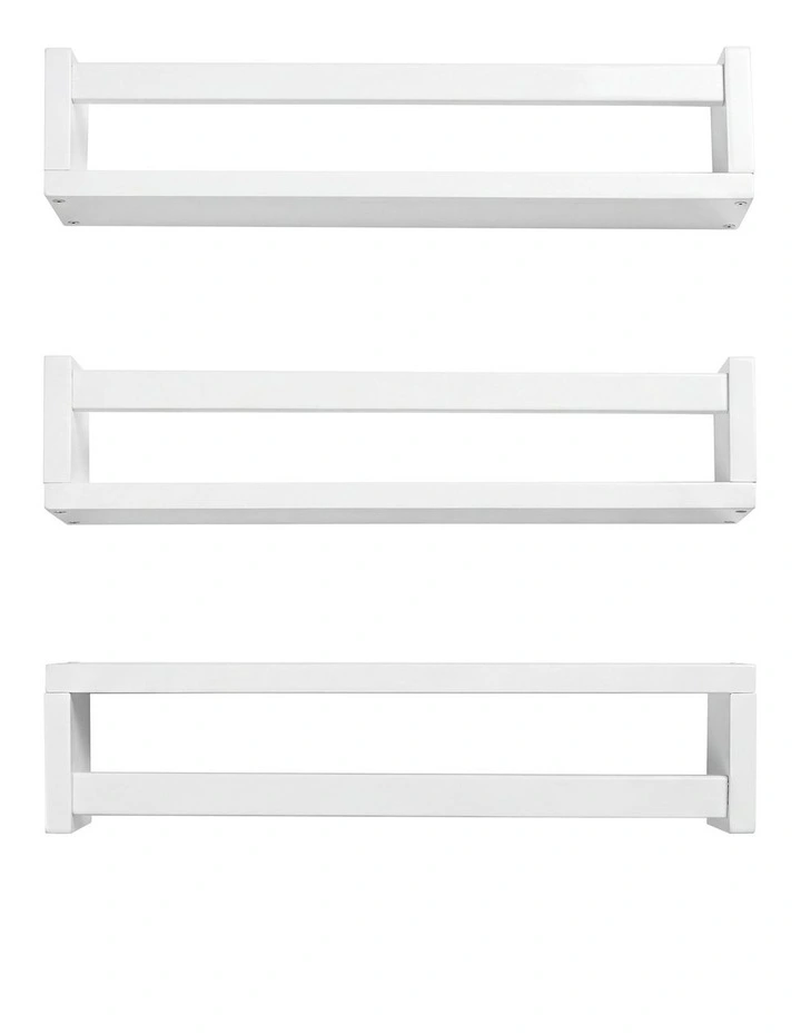 Levede Book Shelves Floating Kids Nursery 3 Pcs  Display Wall Shelves Bedroom image 2