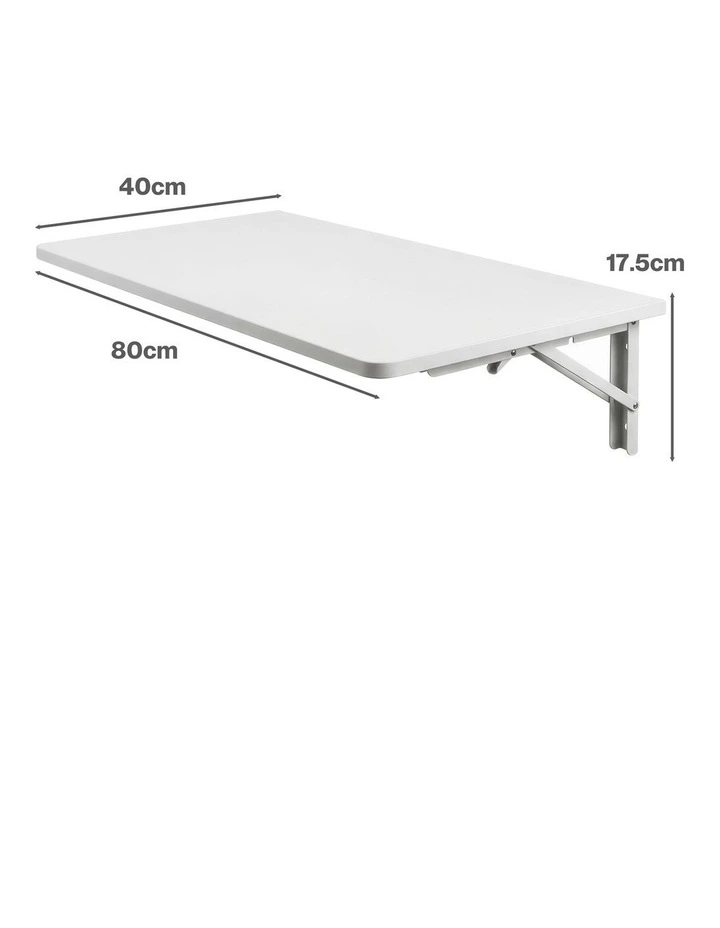 Levede Wall Mounted Folding Table Floating Desk Small Space Workstation Dining image 3