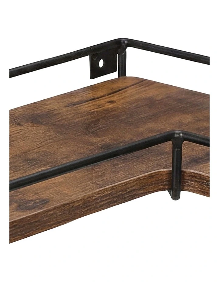 Levede Floating Shelf DIY Corner Wall Shelf 2Pcs Storage Display Rack Bedroom image 6