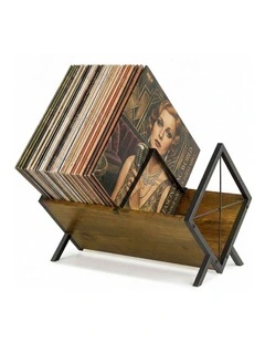 Levede Vinyl Record Storage Rack Display Shelf LP Album Books Holder Adjustable