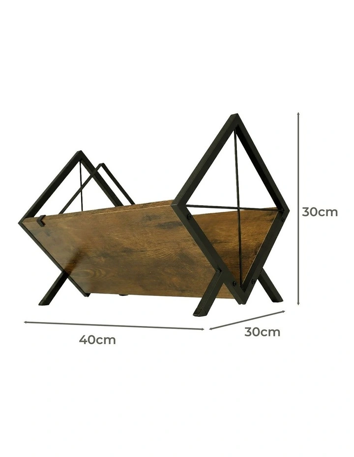 Levede Vinyl Record Storage Rack Display Shelf LP Album Books Holder Adjustable image 3
