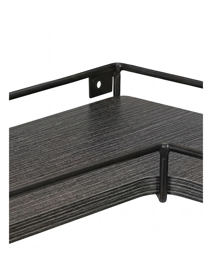 Levede Floating Shelves 2Pcs DIY Corner Wall Shelf Storage Display Rack Bedroom image 6