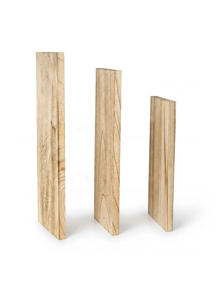Levede Floating Wall Shelves 4Pcs Rustic Wood Storage Display Rack Bookshelf image 4