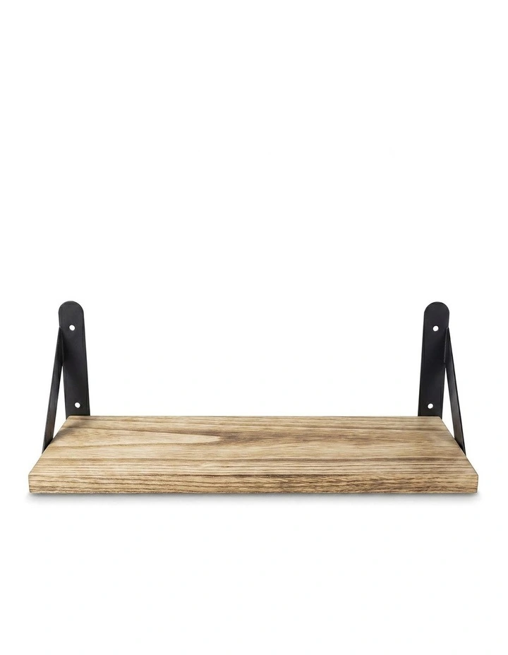 Levede Floating Wall Shelves 4Pcs Rustic Wood Storage Display Rack Bookshelf image 6