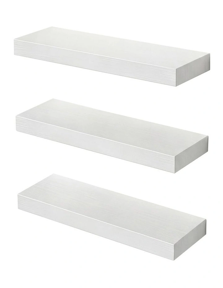 Levede Floating Wall Shelf 3 PCS DIY Wall Mounted Bookshelf Display Storage Rack image 1