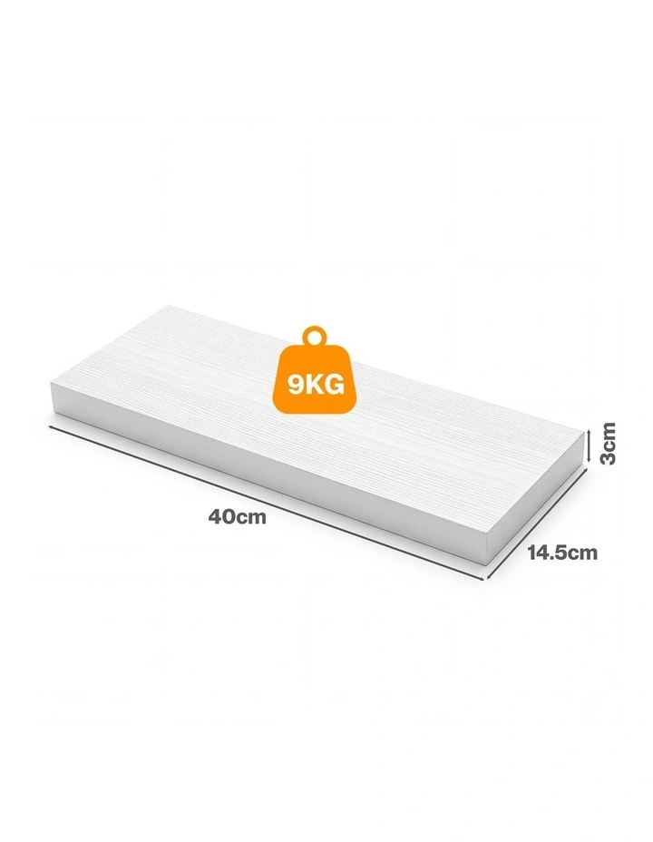 Levede Floating Wall Shelf 3 PCS DIY Wall Mounted Bookshelf Display Storage Rack image 3