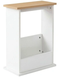 Levede Slim Side Table Magazine Rack Narrow Sofa End Table Storage Living Room