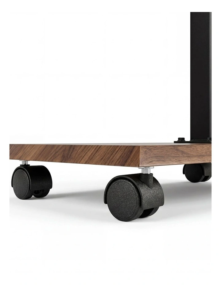Levede C Shaped Side Table Height Adjustable Rolling 360 Swivel Top End Table image 5
