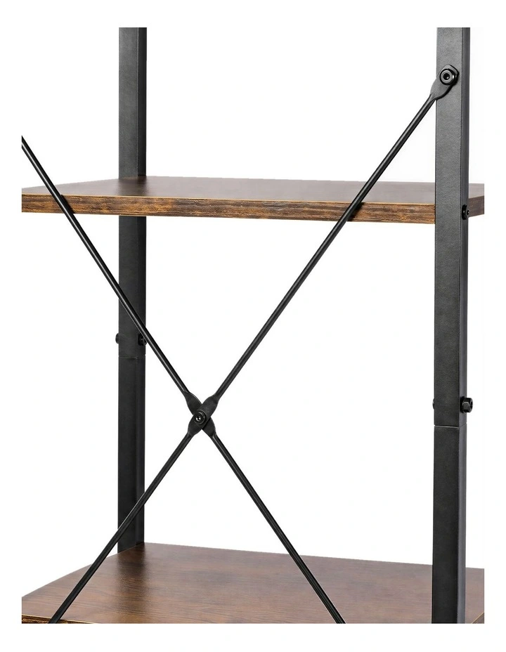 Levede 6 Tier Bookshelf Tall Bookcase Storage Shelf Display Rack Living Room image 5