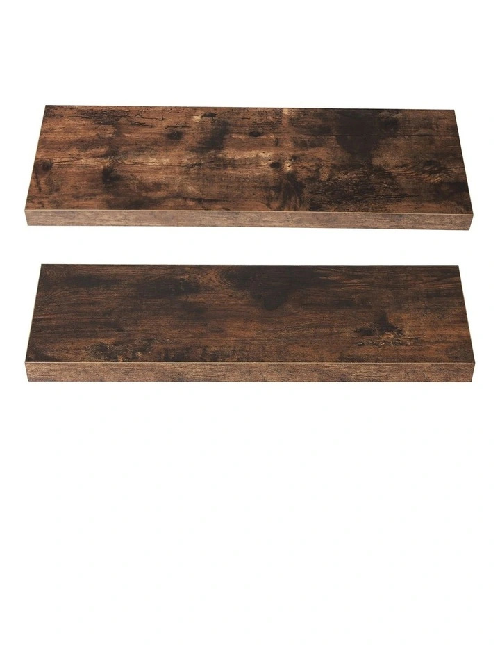 Levede Floating Wall Shelf 2 PCS Wall Mounted Shelves Book Display Storage Rack image 2