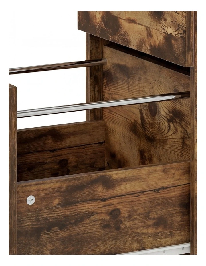 Levede File Cabinet Document Organiser  3 Lockable Drawers Vertical Cabinet image 6