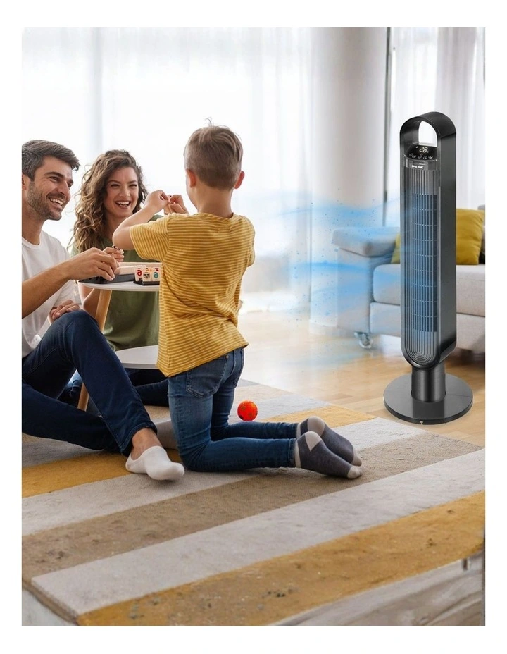Spector Portable Bladeless Tower Fan 100cm Oscillating LED image 7