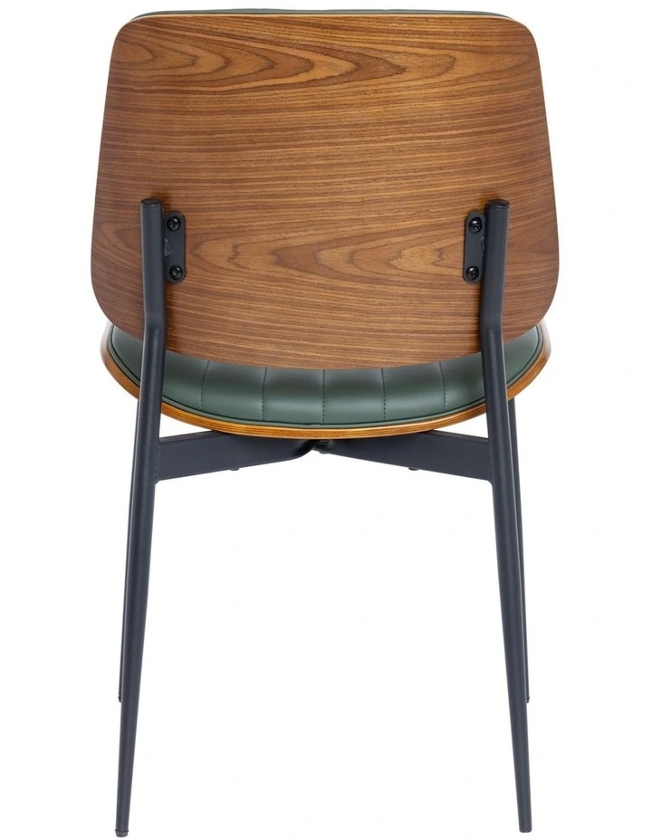 Dining Chairs Set of 2, Modern Accent Chair, Upholstered Faux Leather Kitchen Chair image 5