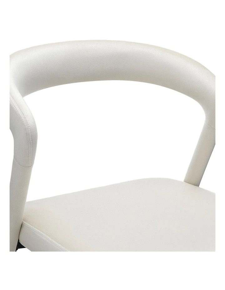 Set of 2 Modern Upholstered Velvet Dining Chair, Mid-Century Kitchen Chair, Beige image 5