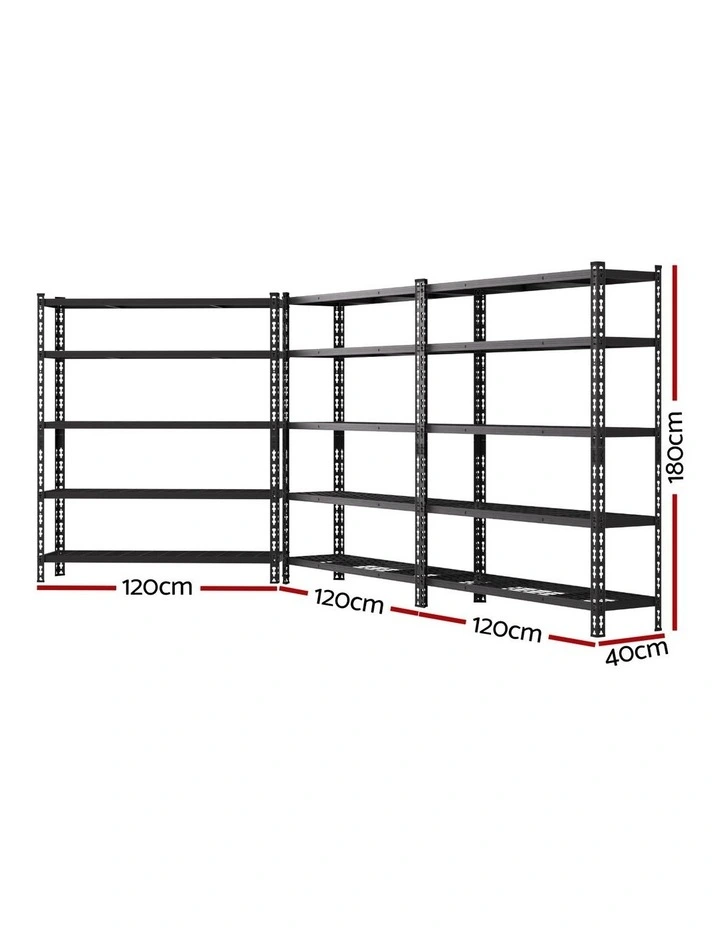 3 x 1.8M Giantz Garage Shelving Warehouse Rack image 4