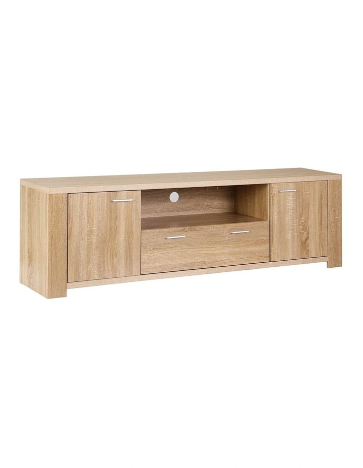 Artiss 180cm TV Unit Entertainment Unit Storage Drawer Cabinet Pine image 1