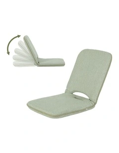 Artiss Floor Chair 5 Position Adjustable Green Lazy Sofa for Living Room Bedroom