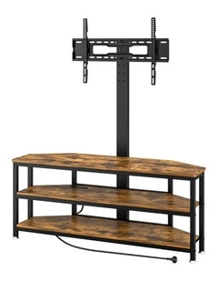 Artiss Corner TV Stand 32-70 w/ Mount LED Lights & Power Outlet Space Saving