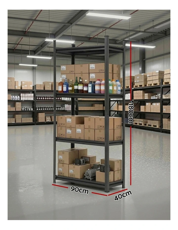 Giantz Garage Shelving 1.8X0.9m Warehouse Rack Storage Shelves Workshop Racks Steel image 4