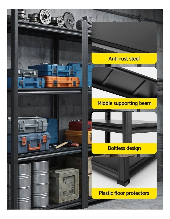 Giantz Garage Shelving 1.8X0.9m Warehouse Rack Storage Shelves Workshop Racks Steel image 7